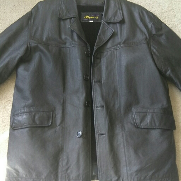 Ben Z Other - New Ben Z med full-length leather coat Retail $329